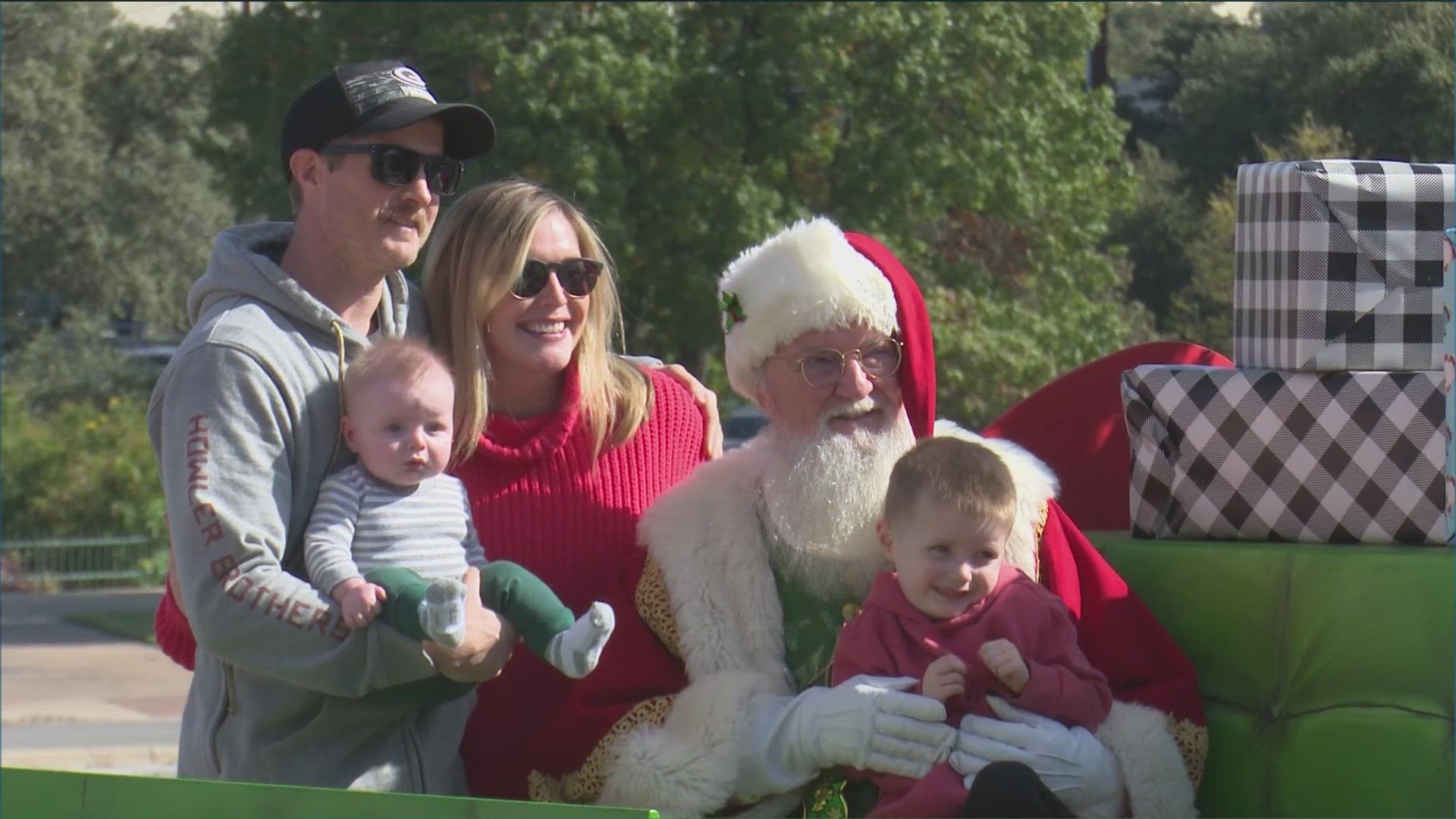 Santa took center stage at the Long Center on Saturday. Santa on the Terrace drew more than 2,000 people.