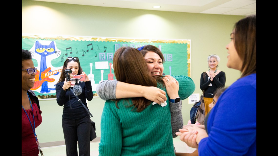 Austin ISD teachers surprised with 'Teacher of the Year' awards | kvue.com