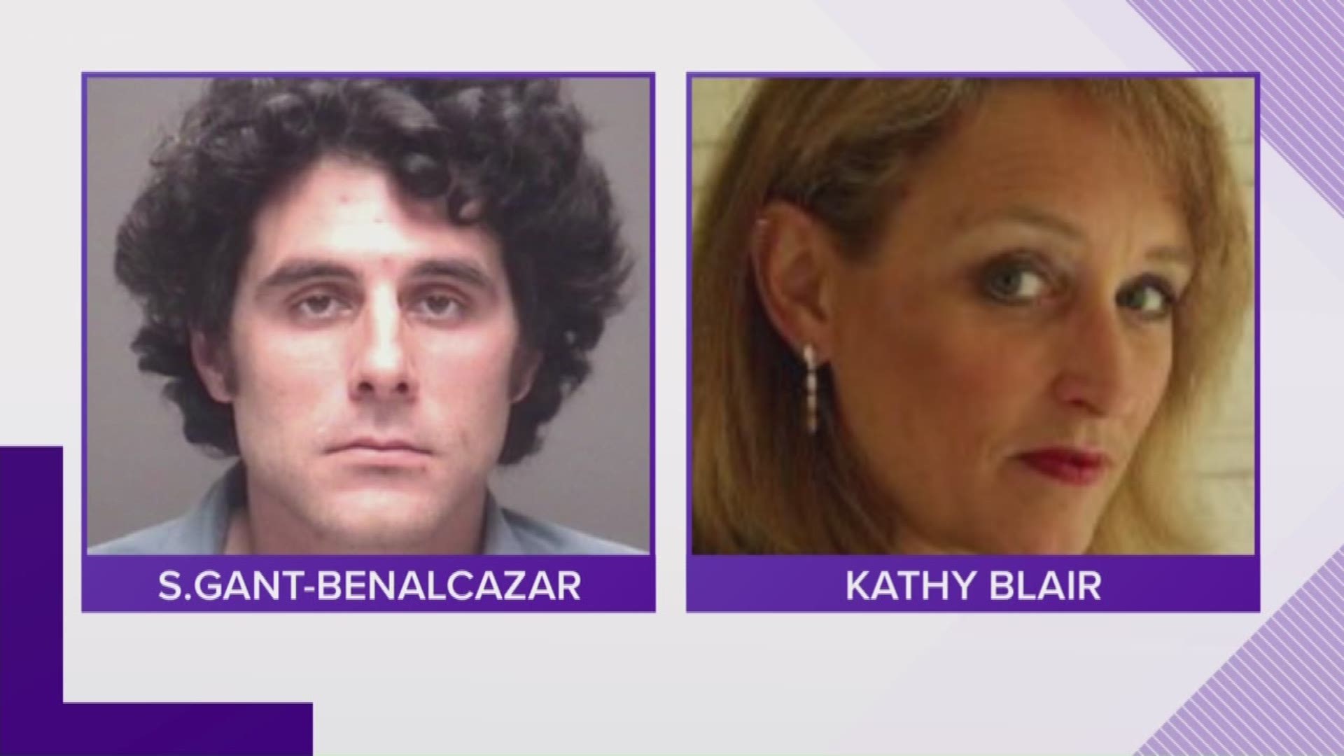 Shawn Gant-Benalcazar is charged with capital murder for the 2014 stabbing death of Kathy Blair.