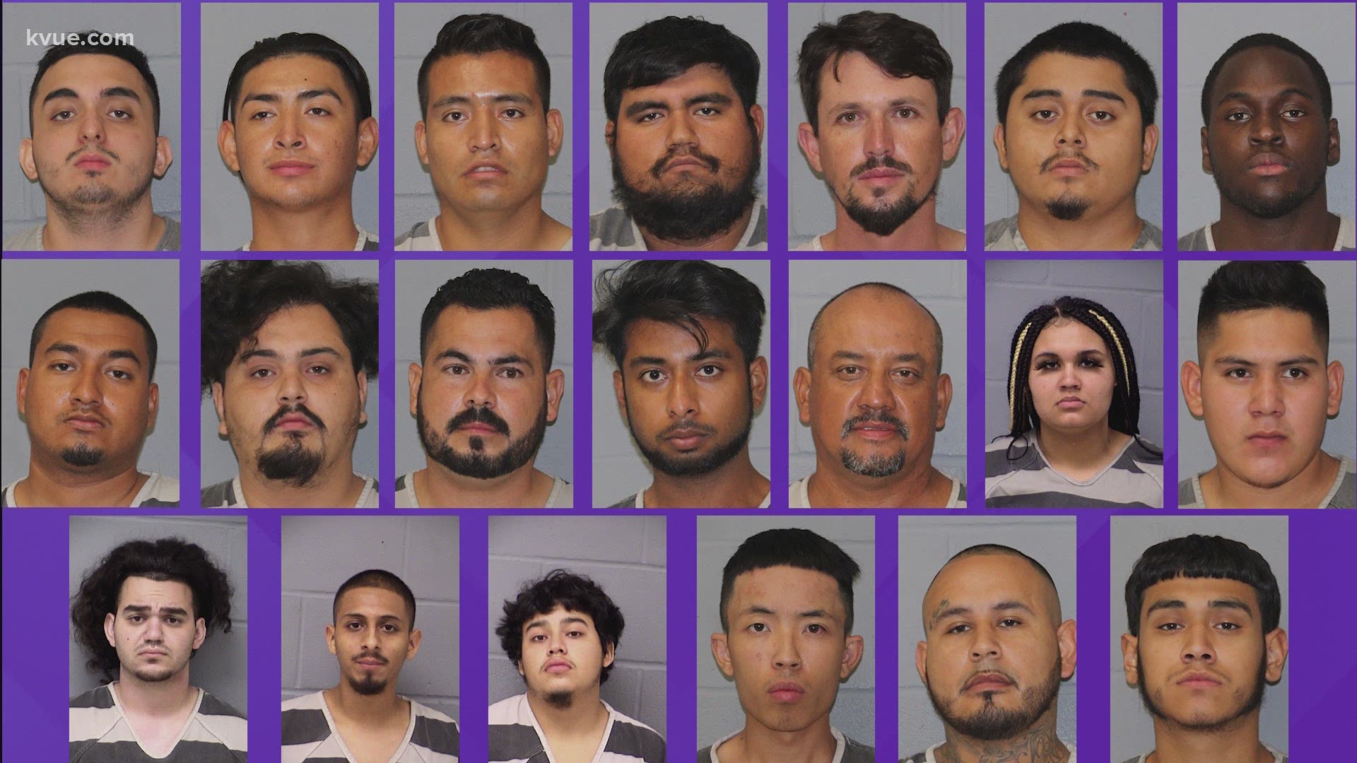 Austin police say 22 people are now facing charges and 25 cars were towed after a car club operation over the weekend.