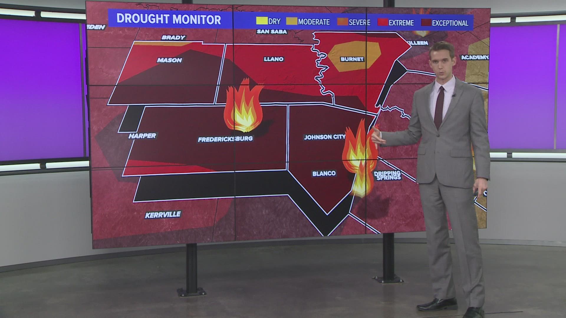 KVUE meteorologist Shane Hinton explains how wildfires occur and how to stay safe.