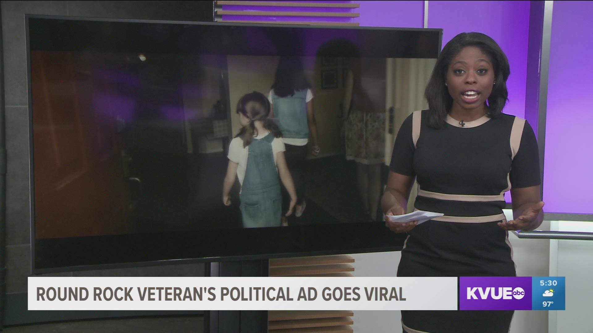 A political ad from Round Rock veteran MJ Hegar is going viral.