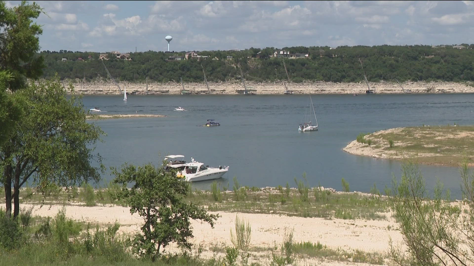 Just before 6 p.m. Sunday, the body of a person matching the description of the missing man was discovered in a cove near Arkansas Bend County Park.