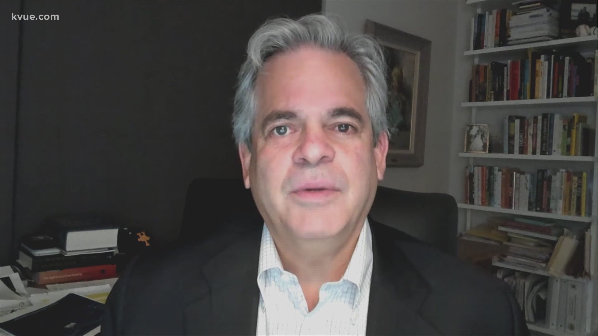Mayor Steve Adler talked about COVID-19 as cases climb in Central Texas.