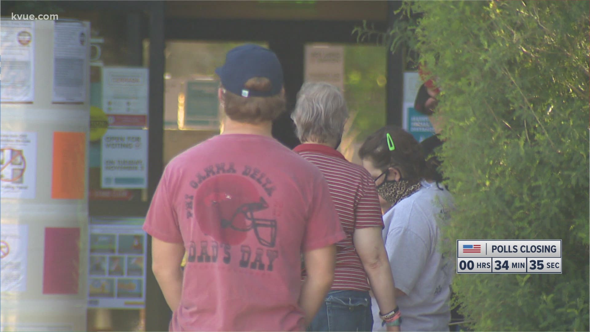 KVUE's Jenni Lee joined us from the Central Austin Library downtown, where there was practically no line.