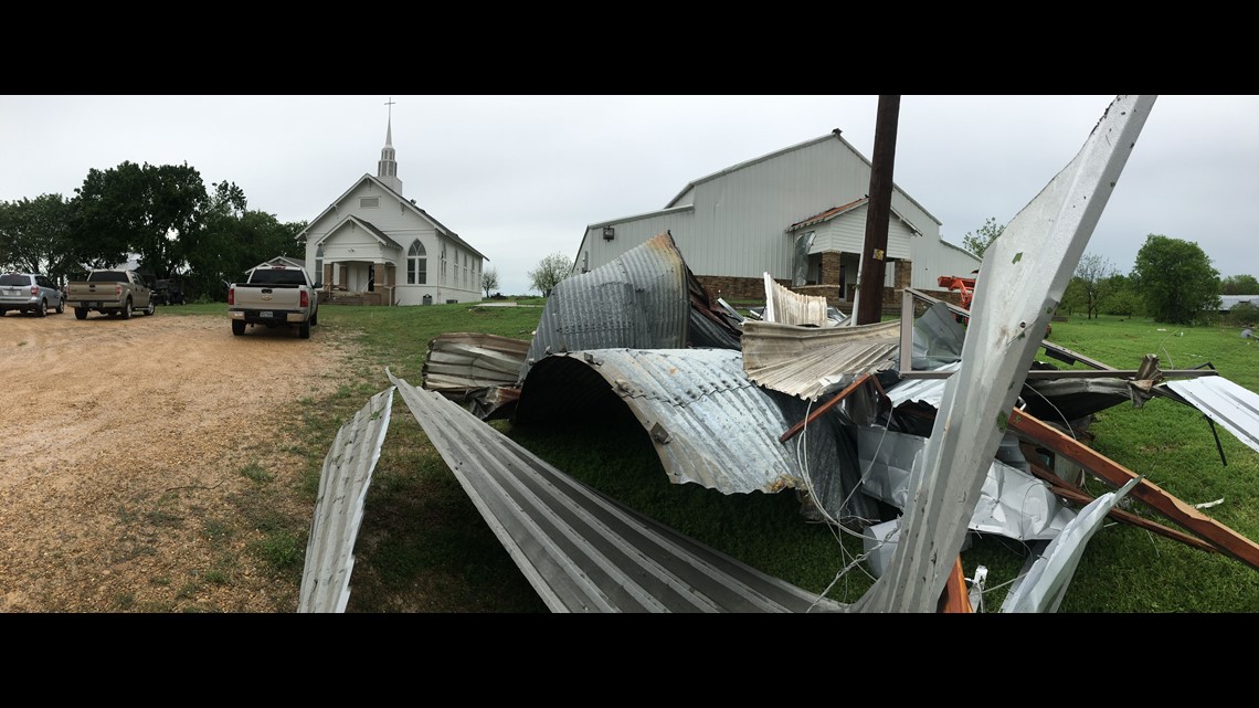 PHOTOS: Nearly 100 year old Texas church destroyed by possible tornado ...