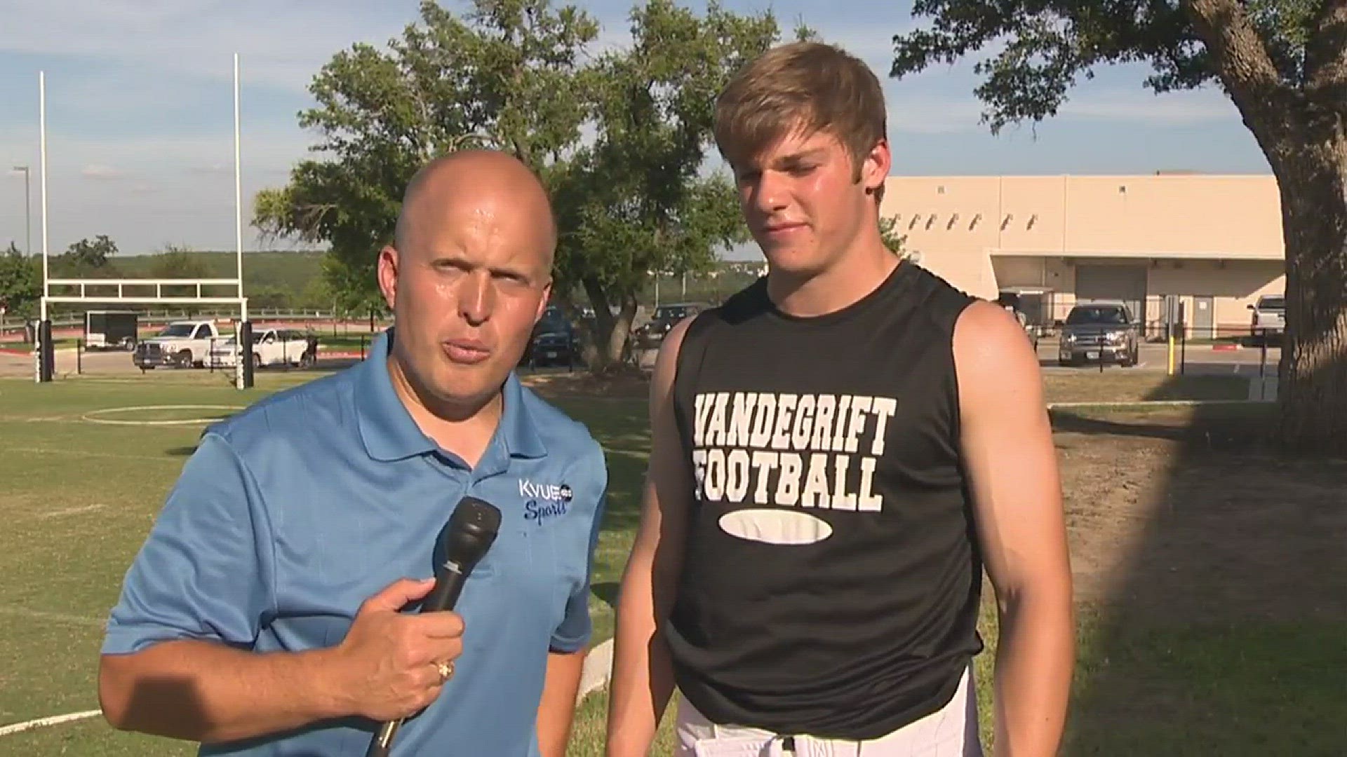 KVUE's Shawn Clynch talks with Vandegrift star Pete Cornell about the upcoming season