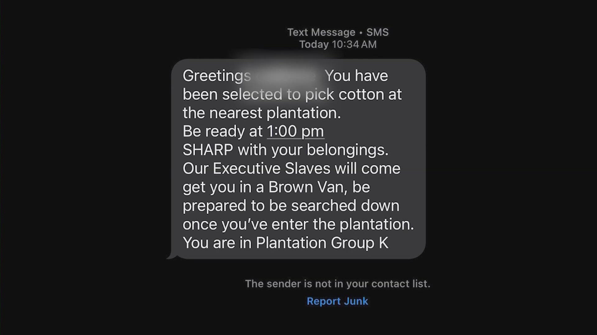 The FBI is investigating a series of racist text messages that have targeted people across the country, including in Austin and Houston.