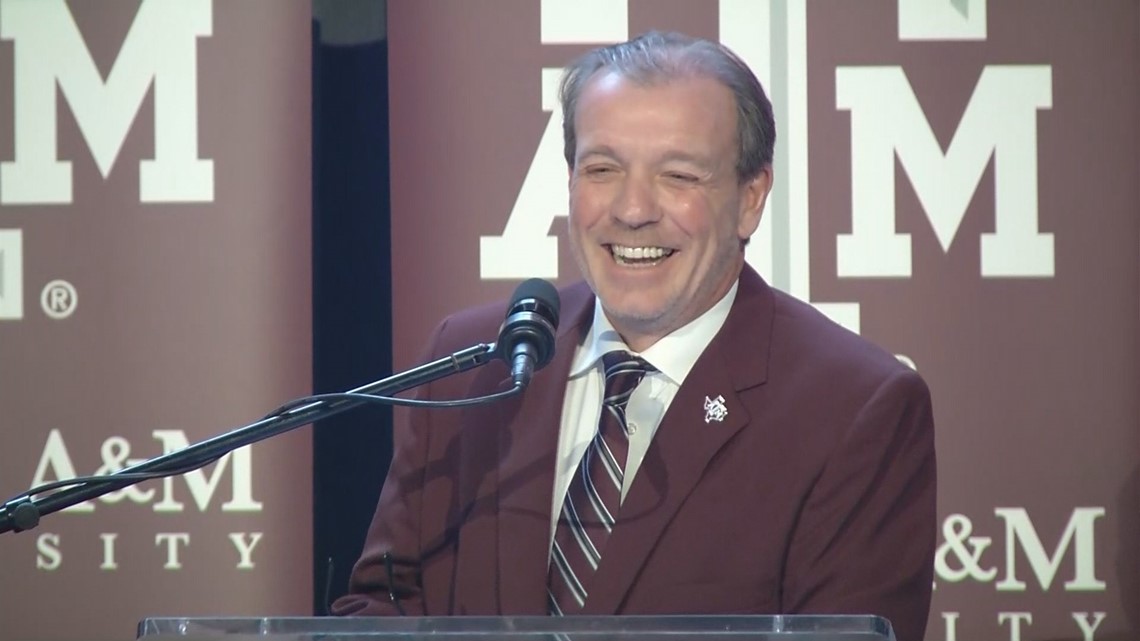 JImbo Fisher introduced as 29th coach at Texas A&M | kvue.com