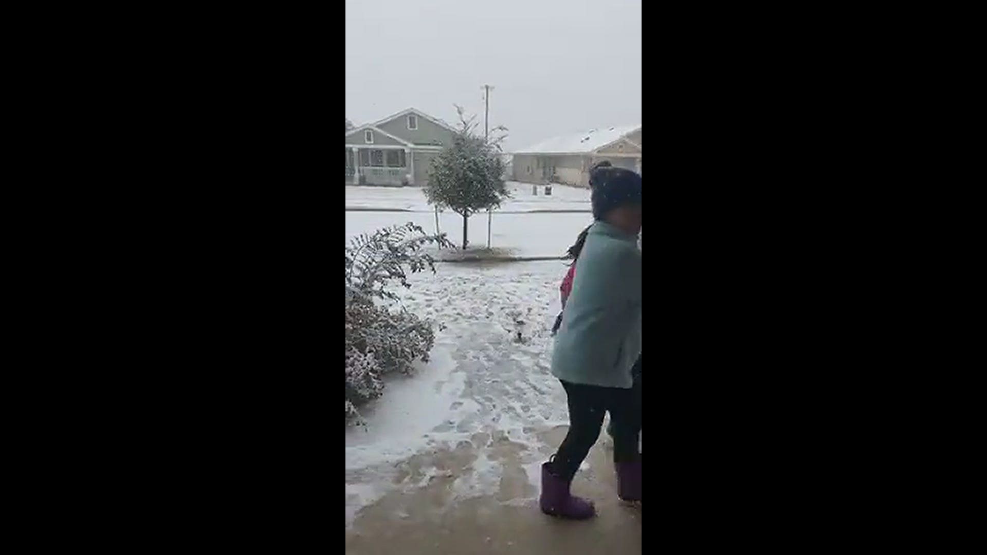 Making a TIKTOK in the snow!!