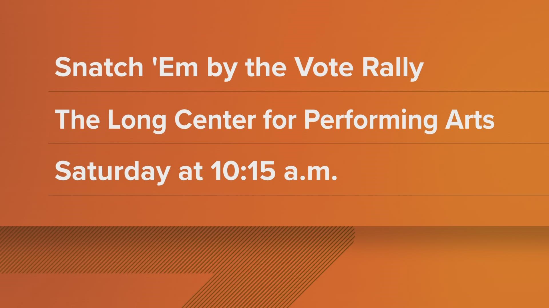 The rally will be held Saturday morning at the Long Center for the Performing Arts.