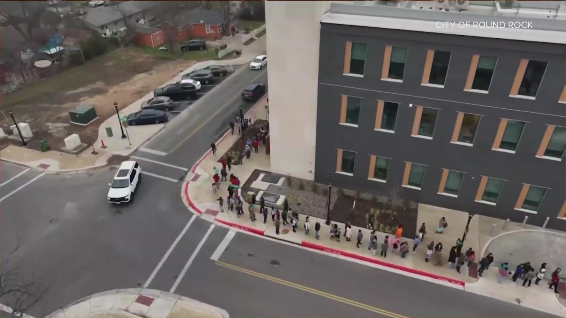 The $34 million facility opened over the weekend with a line wrapping around the building to enter!