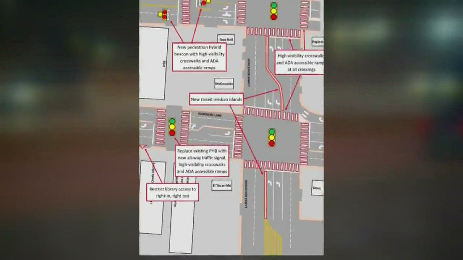 Construction begins at major intersection as part of 'Vision Zero' plan