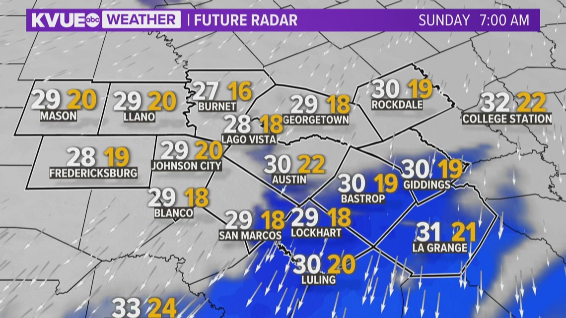 Arctic blast update: Timeline as freeze approaches Central Texas | kvue.com