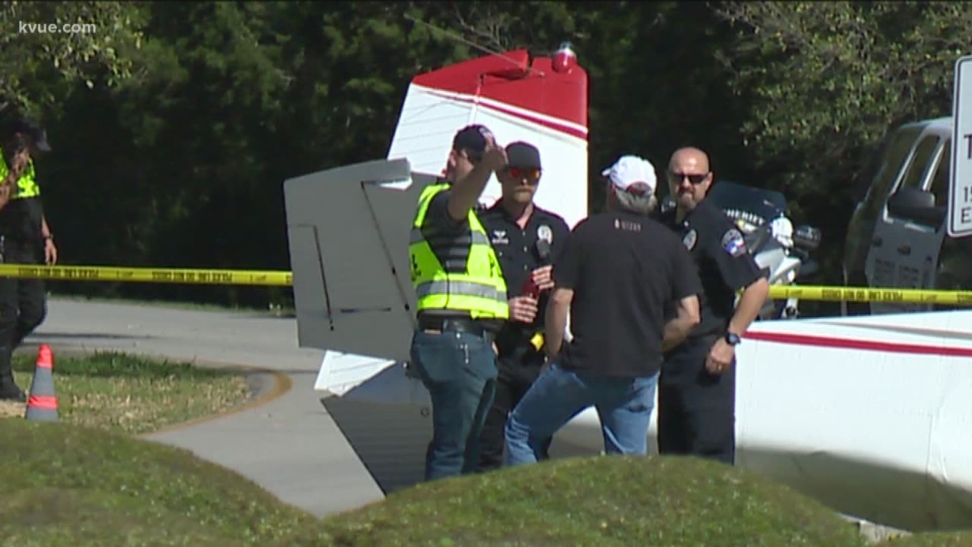 A small plane all of a sudden crashed near houses in a busy Lakeway neighborhood, yards from the runway.