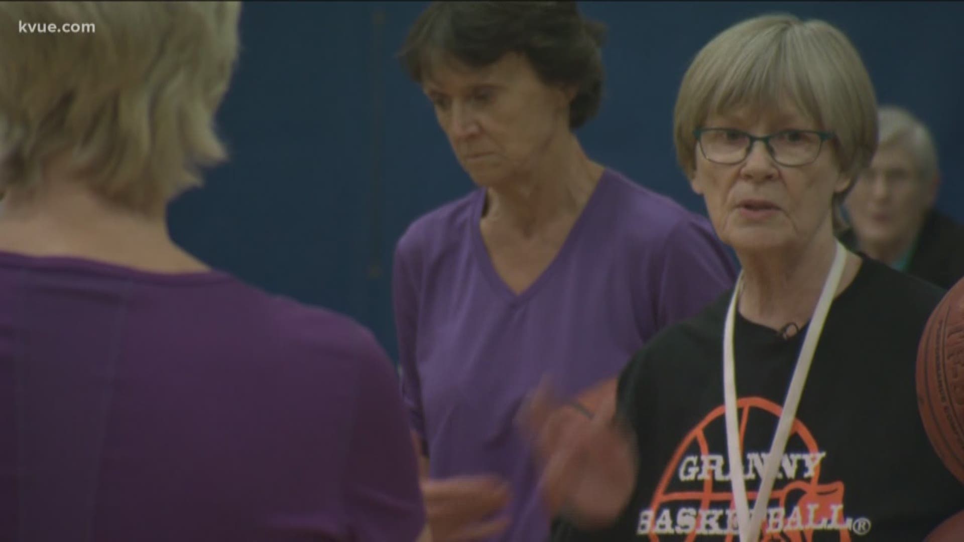 Hank Cavagnaro spoke with the ladies of the new "Granny Basketball" team in Round Rock.