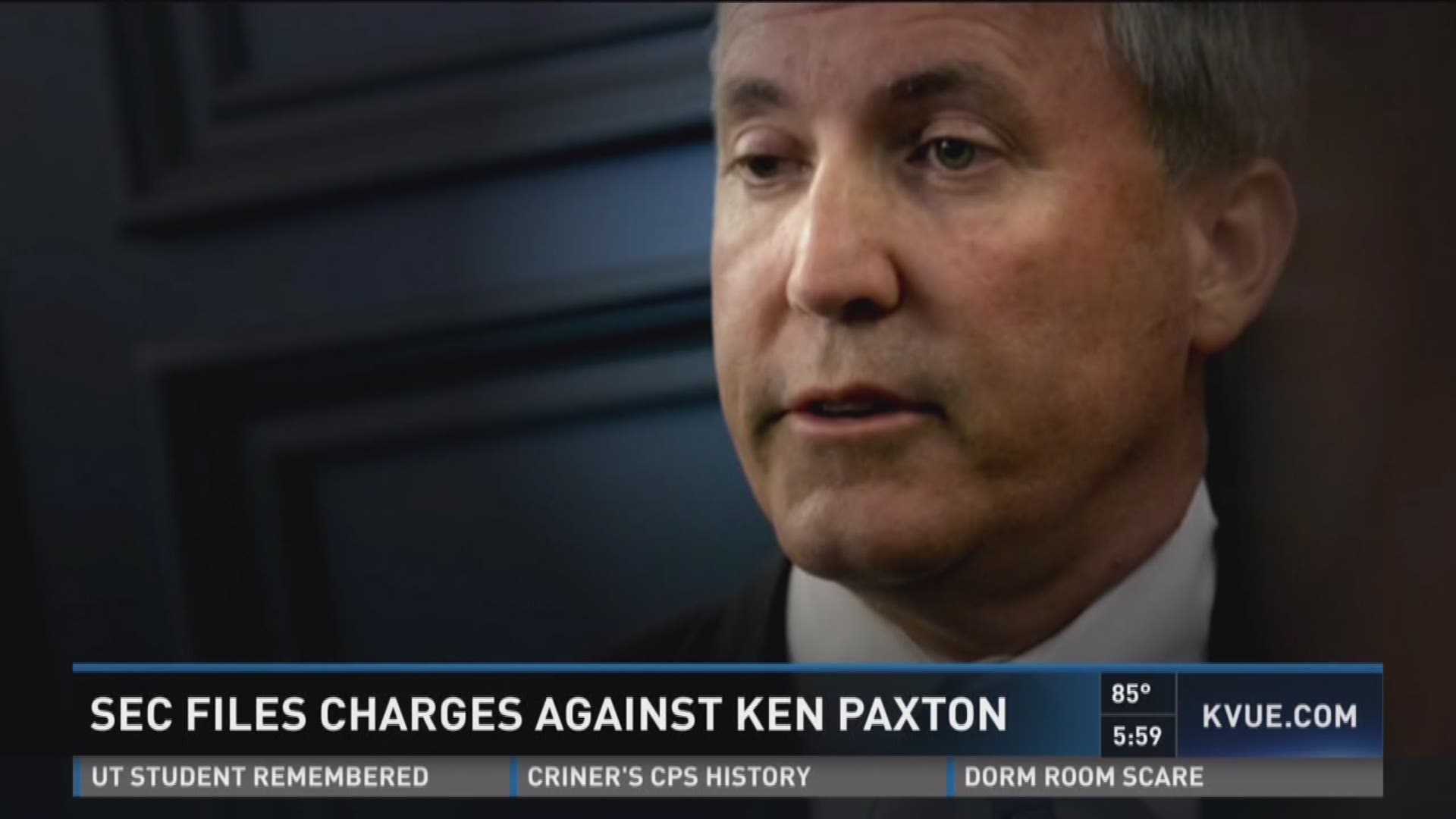 SEC files charges against Texas AG Ken Paxton