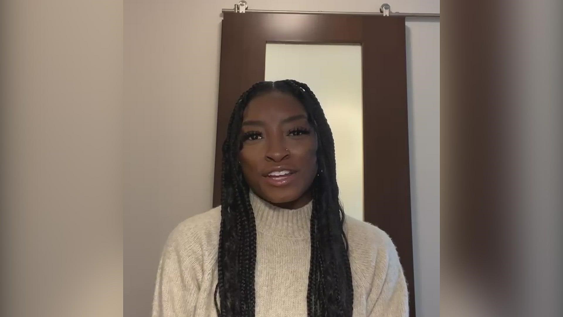 It’s National Adoption Month and gymnast Simone Biles shared a video message in support of the Heart Gallery and adoption.