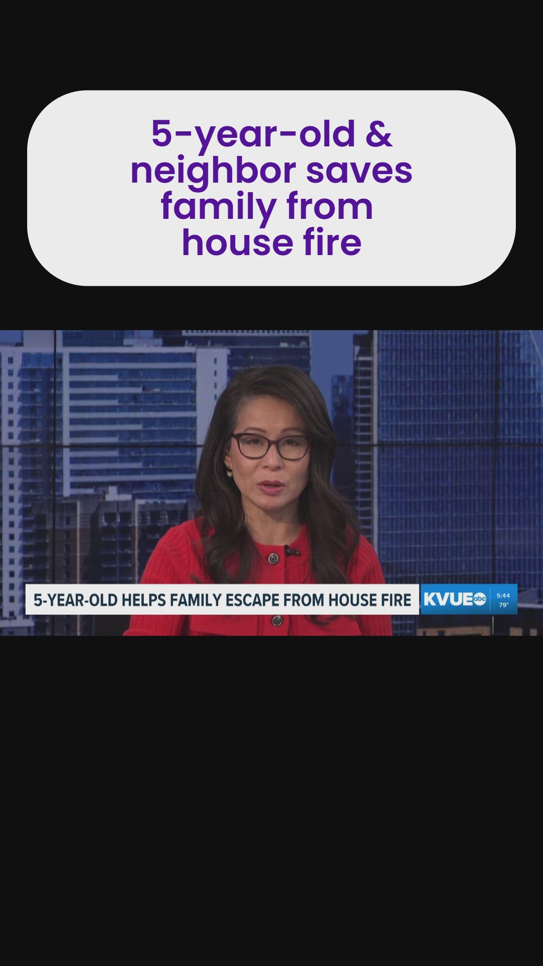 5-year-old, neighbor help save family from house fire | kvue.com