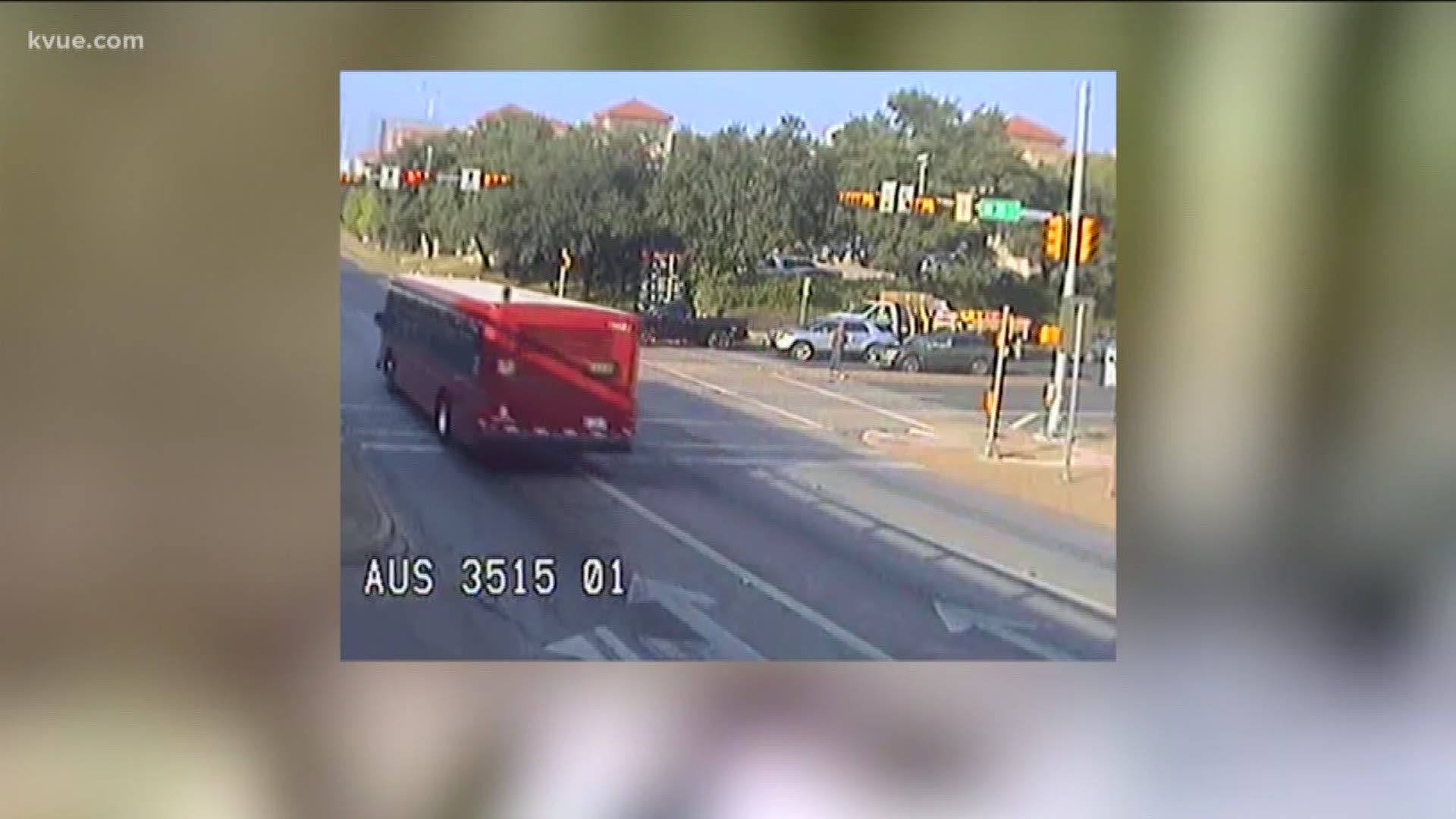 Capital Metro buses have been caught on camera running red lights.