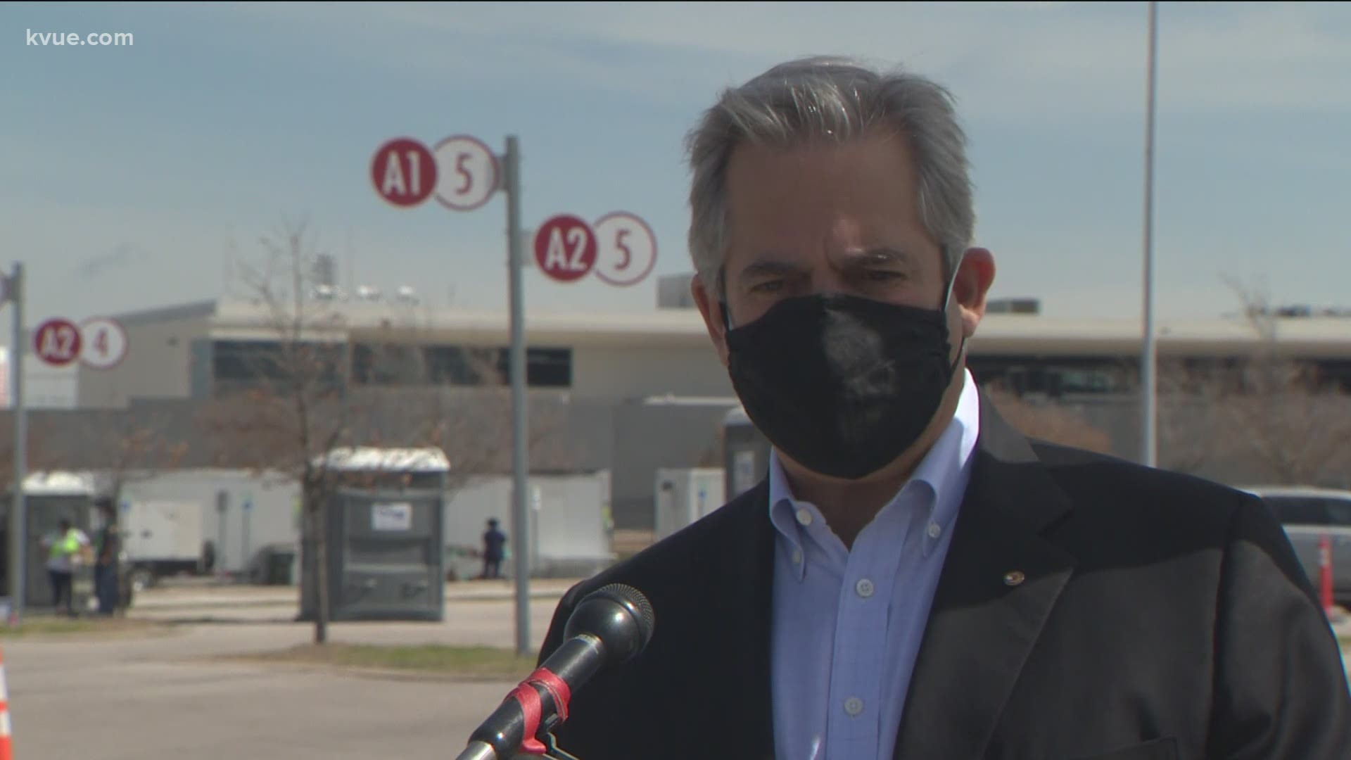 Several Central Texas counties pooled their resources and are working to vaccinate 10,000 people at the Circuit of the Americas.