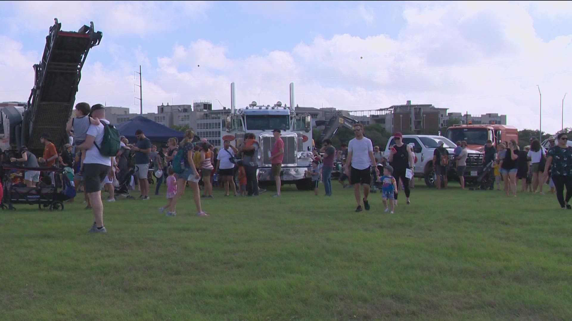 The SAFE Alliance hosted its annual "Touch-A-Truck" event on Saturday, giving kids the chance to explore all sorts of vehicles at Camp Mabry.