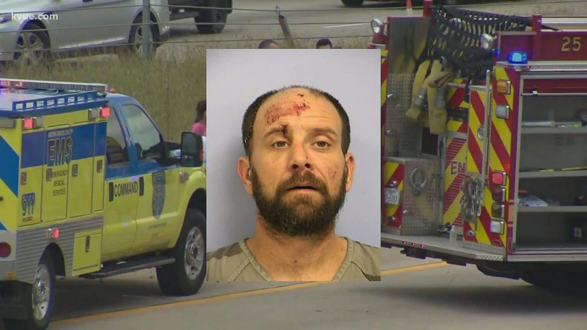 The driver drove across the median of U.S. 183 and hit another car head-on.