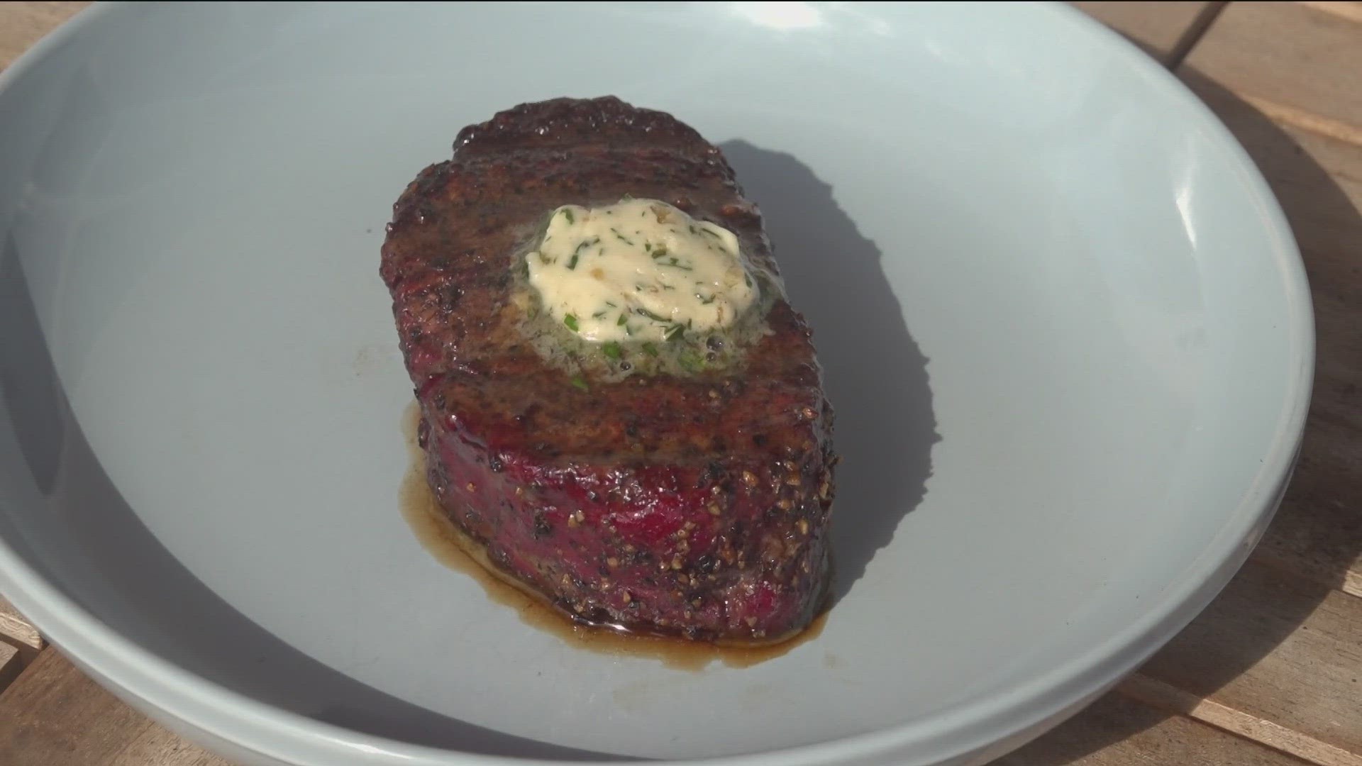In this edition of Gameday Grilling, we're making a garlic butter filet – a surefire way to win steak night!