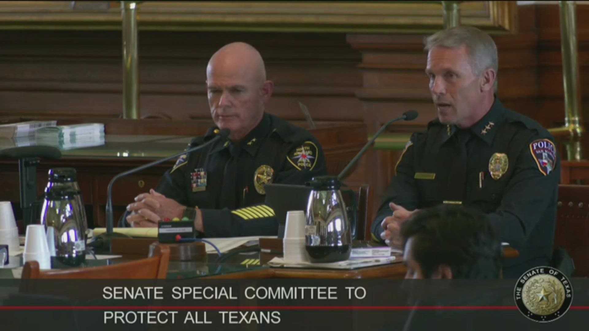 Law enforcement experts laid out their own suggestions to lawmakers to protect schools. They spoke to state senators about training officers for attacks.