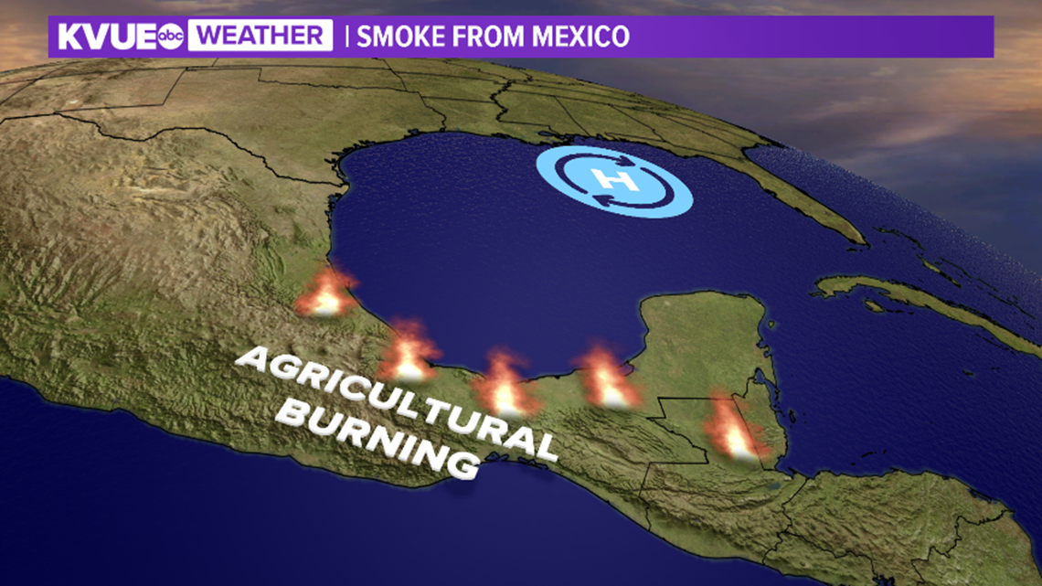 Smoke From Agricultural Fires In Mexico Decreases This Weekend