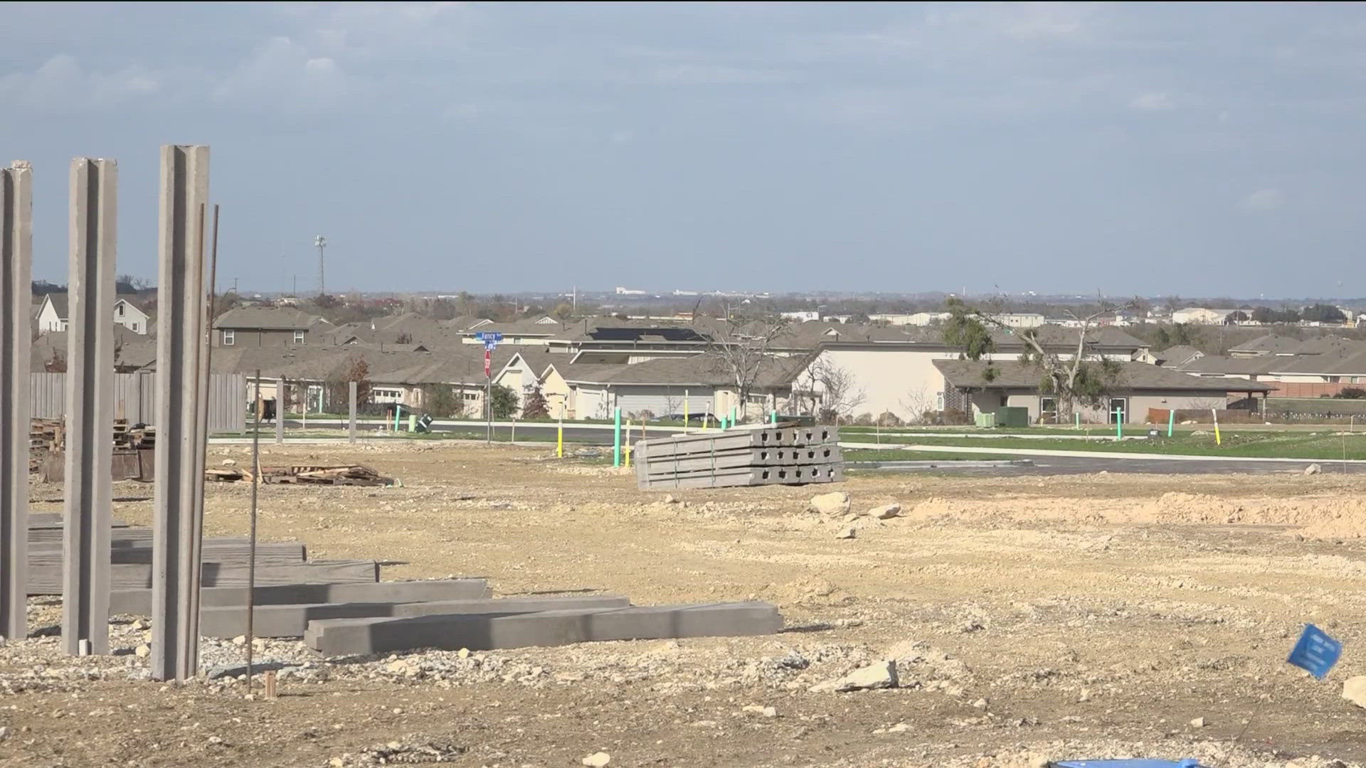 The county celebrated the completion of the Corridor C/Sam Houston Avenue project on Monday.