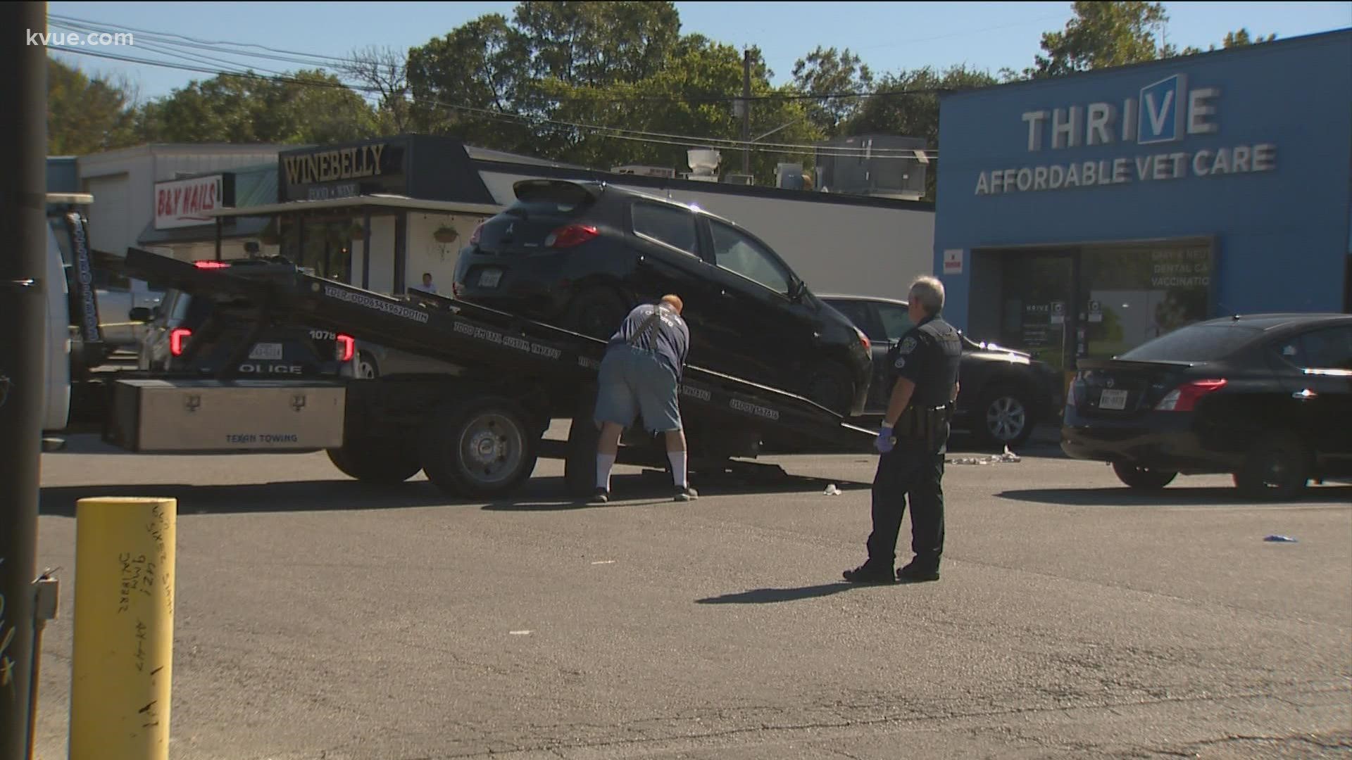 Officers were on the scene of the incident near the 500 block of West Oltorf Street, east of South First Street, around 12:45 p.m.