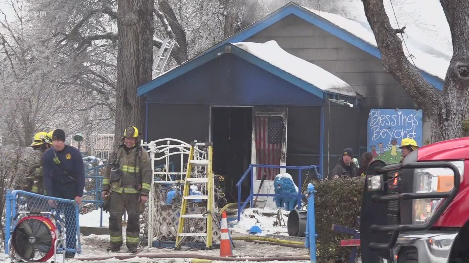 Two people were killed an four others were hurt in a house fire on Wednesday.