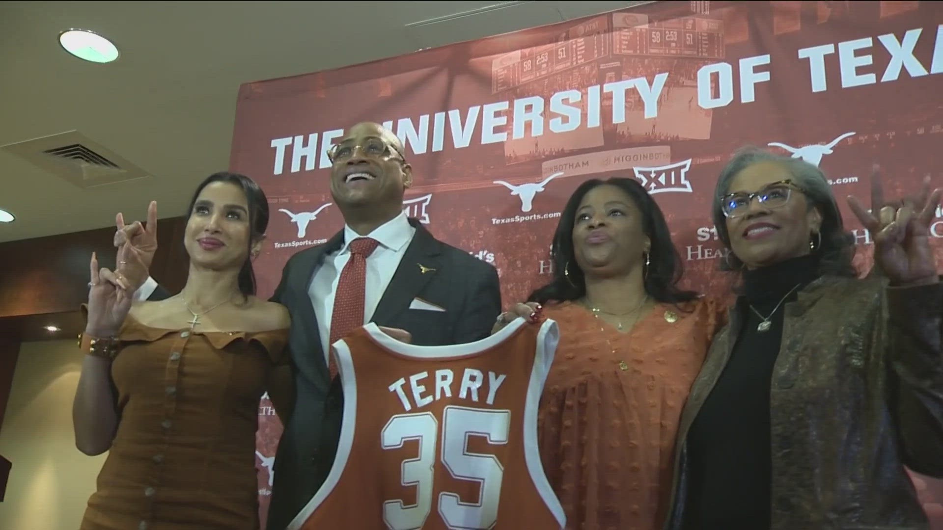 Terry was given the head coaching gig on Monday after leading the Longhorns to the Elite 8 this past season as interim coach.