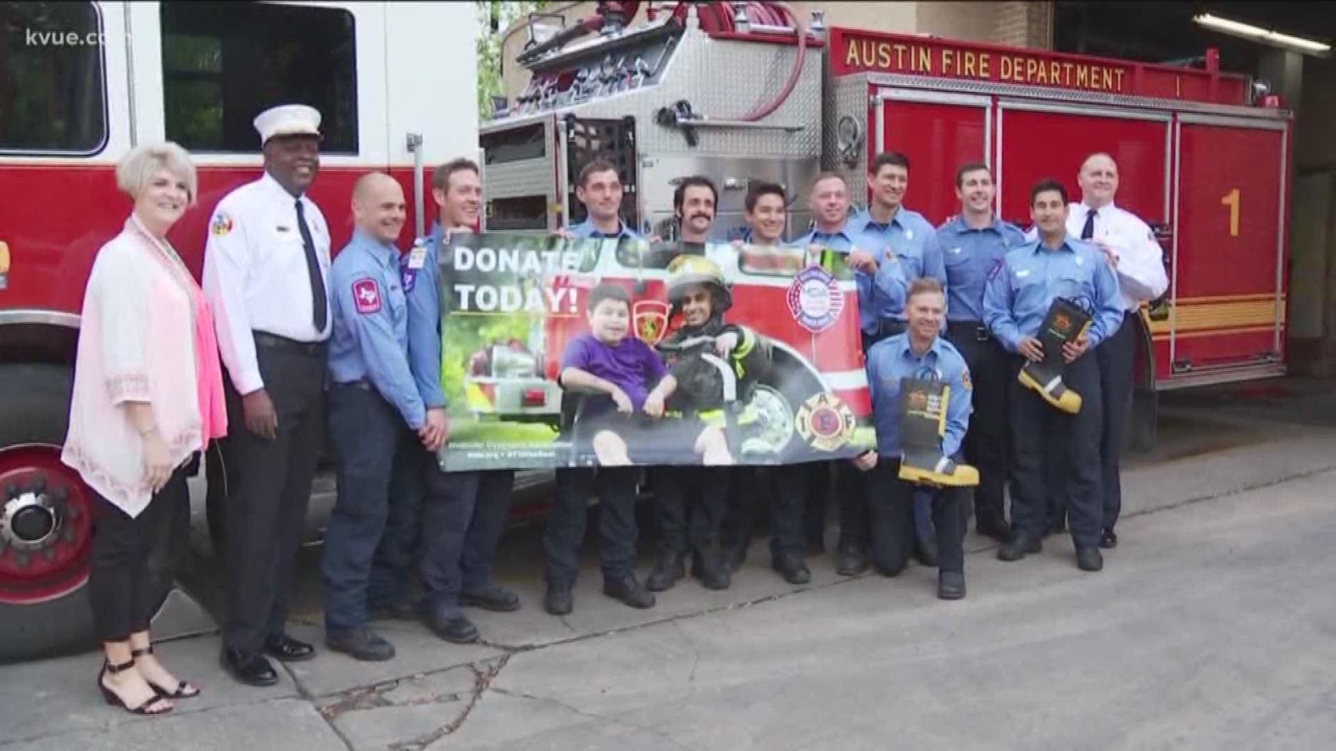 Friday, the Austin Fire Department kicked off their "Fill the Boot" campaign, which will run through Sunday.