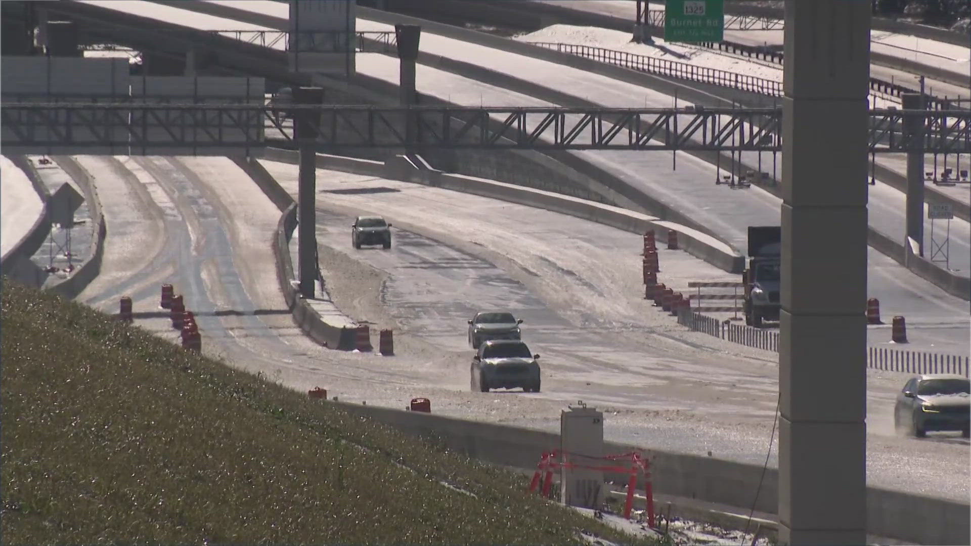 Icy roads persist in Central Texas as officials work to prevent ...