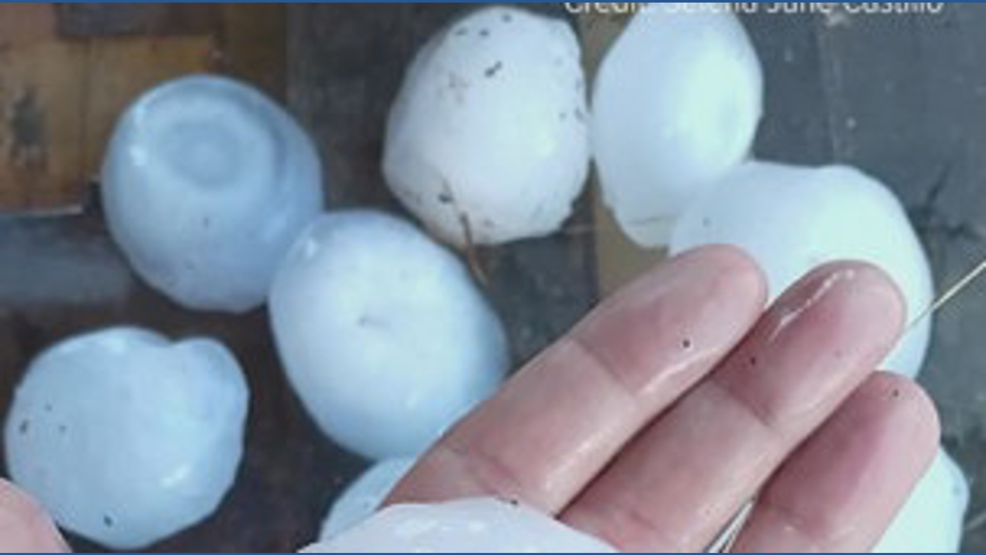 Large hail plummets Camp Wood in the Texas Hill Country | kvue.com