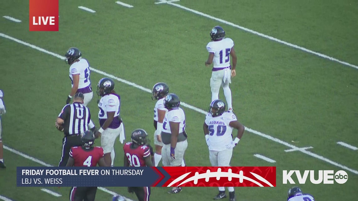Friday Football Fever on Thursday - Aug. 31: LBJ vs. Weiss | kvue.com