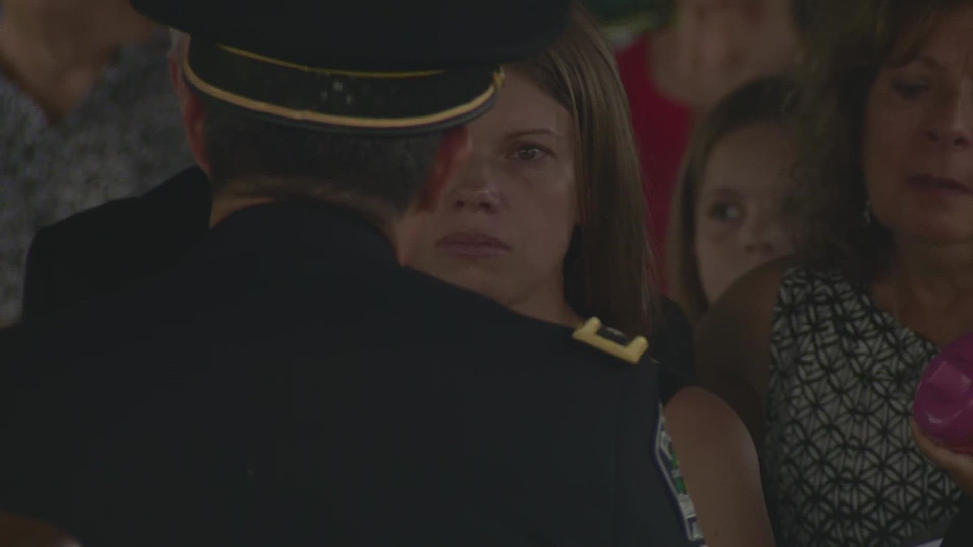 Watch Fallen Austin Officer Andy Traylor Gets Law Enforcement Honors