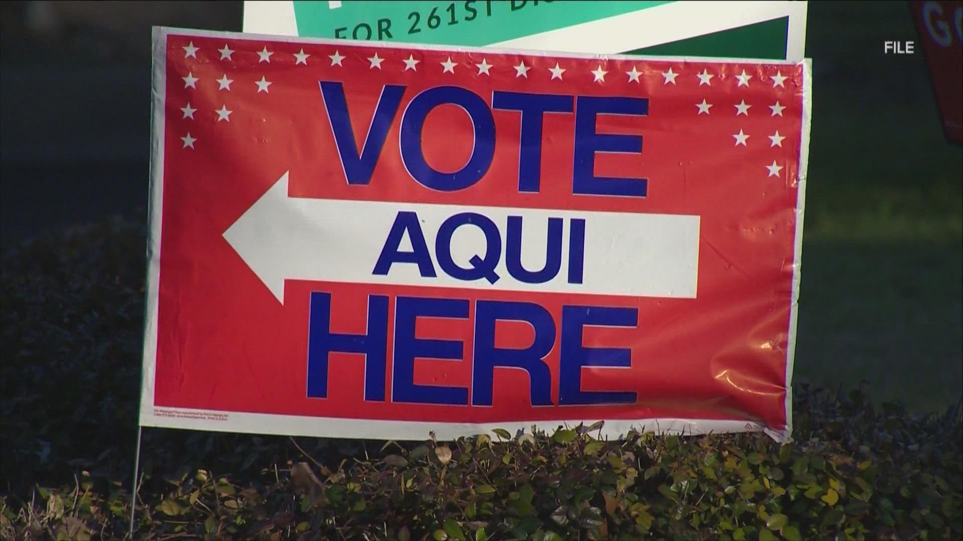 Friday, Nov. 4, is the last day of early voting for the Nov. 8 midterm elections. Experts say the earlier you go, the less likely you'll have to wait in a long line.