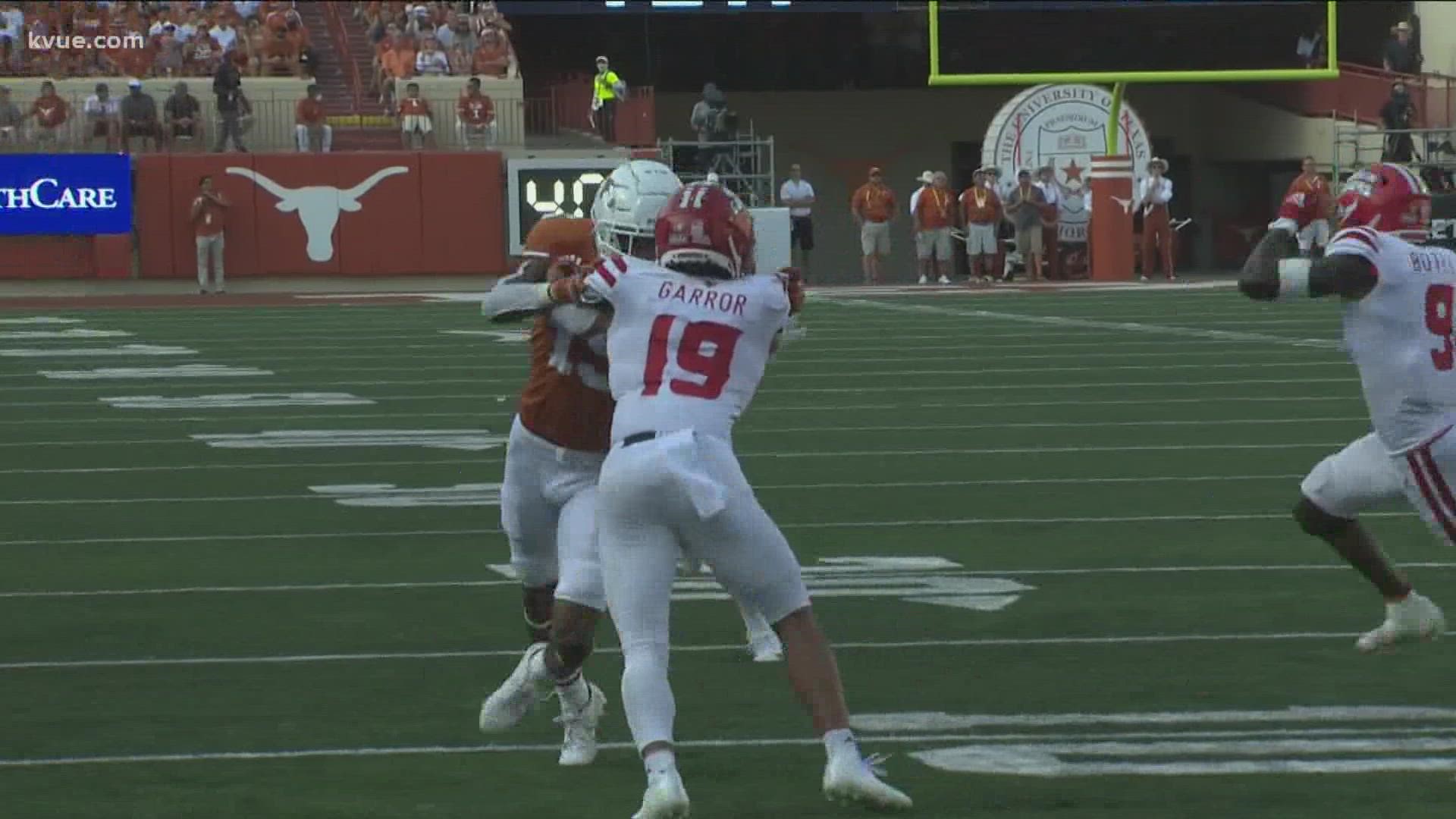 Hudson Card was named the Longhorn's starting quarterback, but Casey Thompson is also playing during the games.