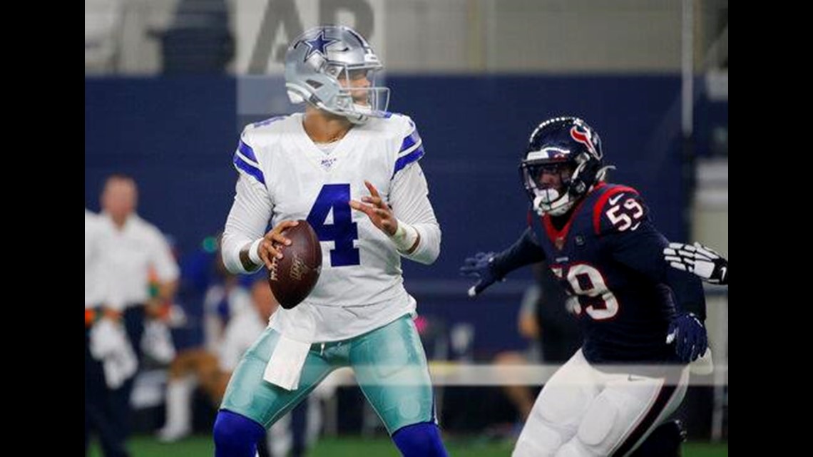 Dallas Cowboys dominate Houston Texans in battle for Texas, 34-0