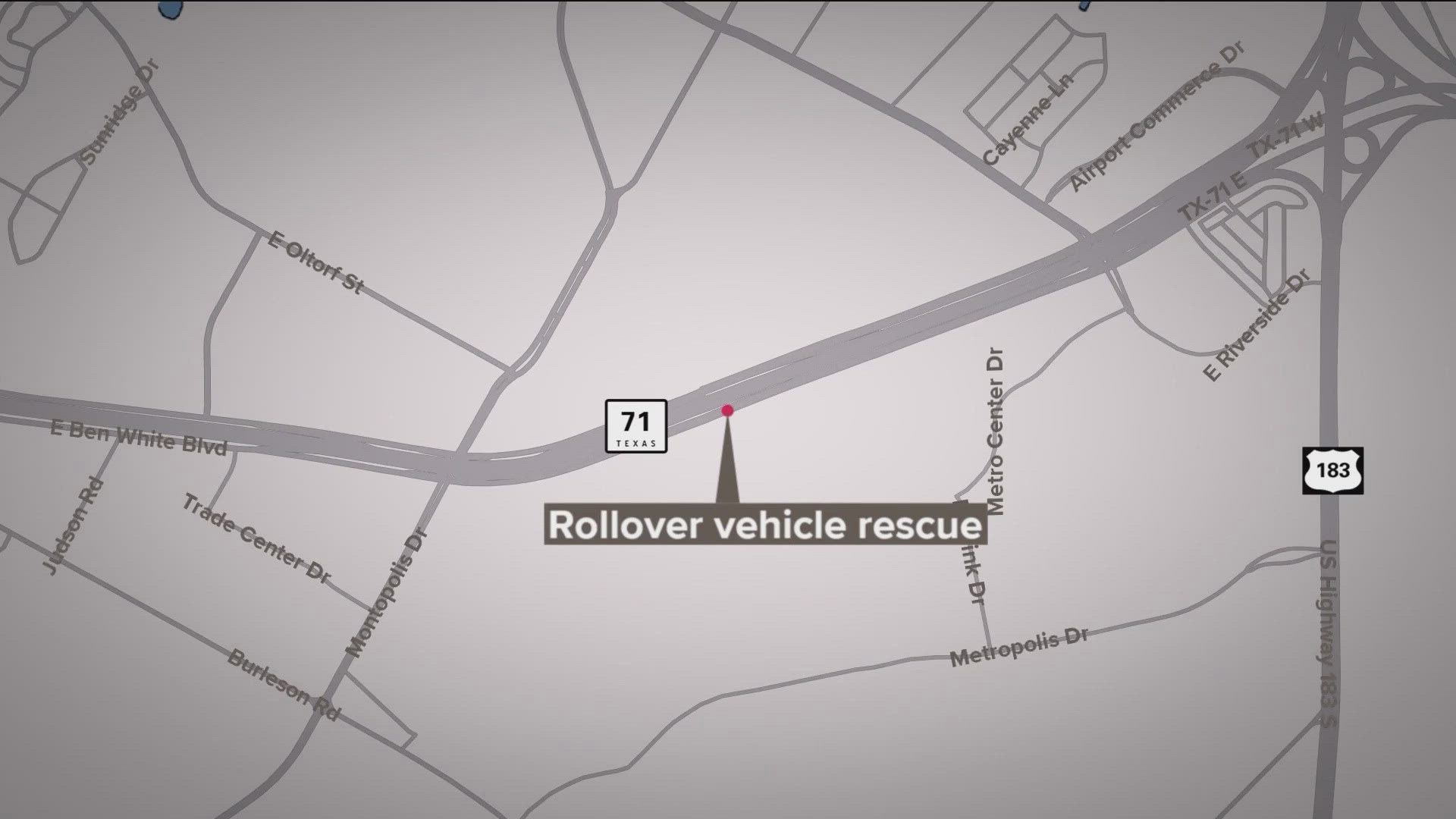 One person is recovering after being rescued from a rollover crash.