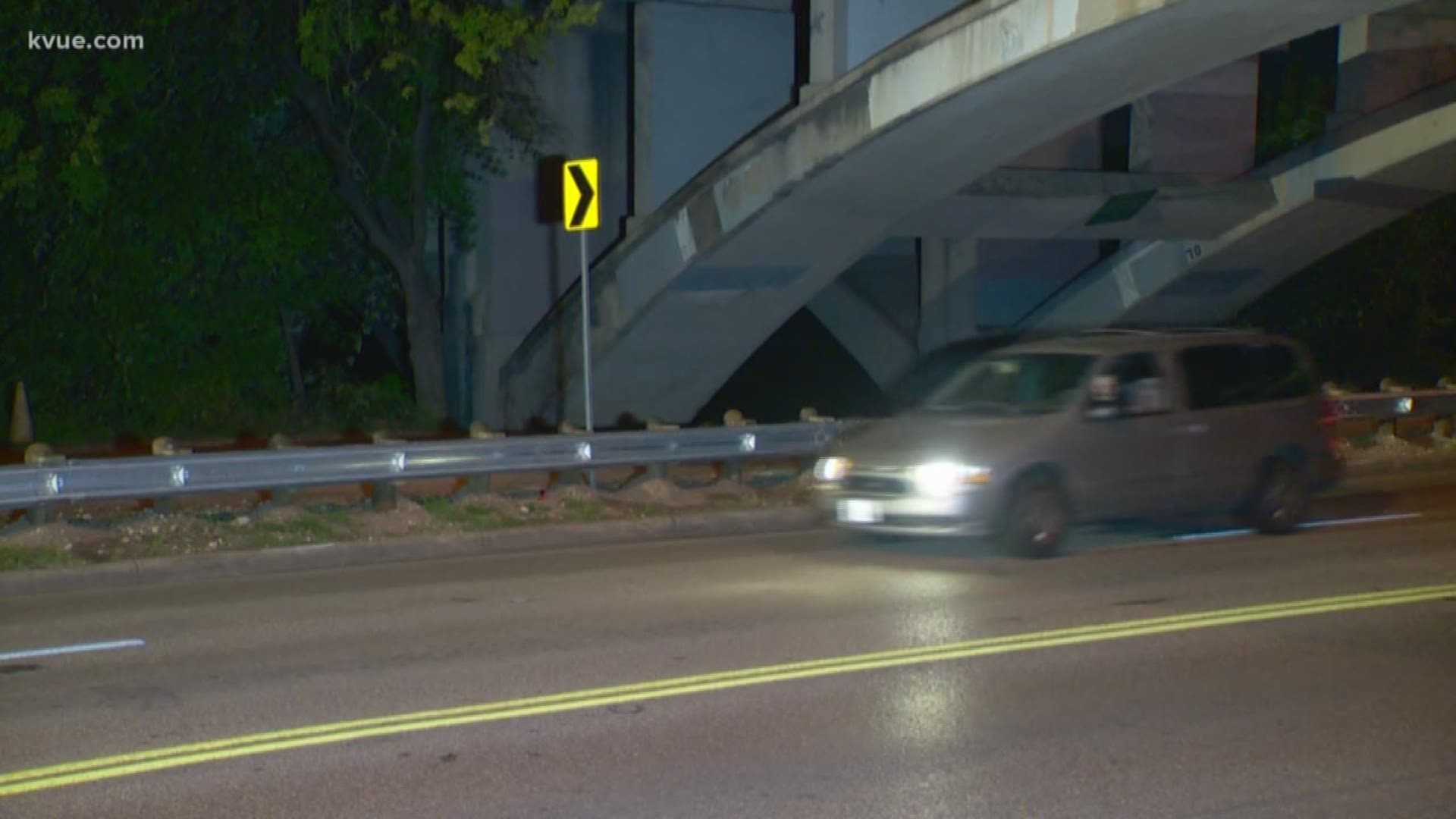 New guardrails installed along Cesar Chavez in downtown Austin