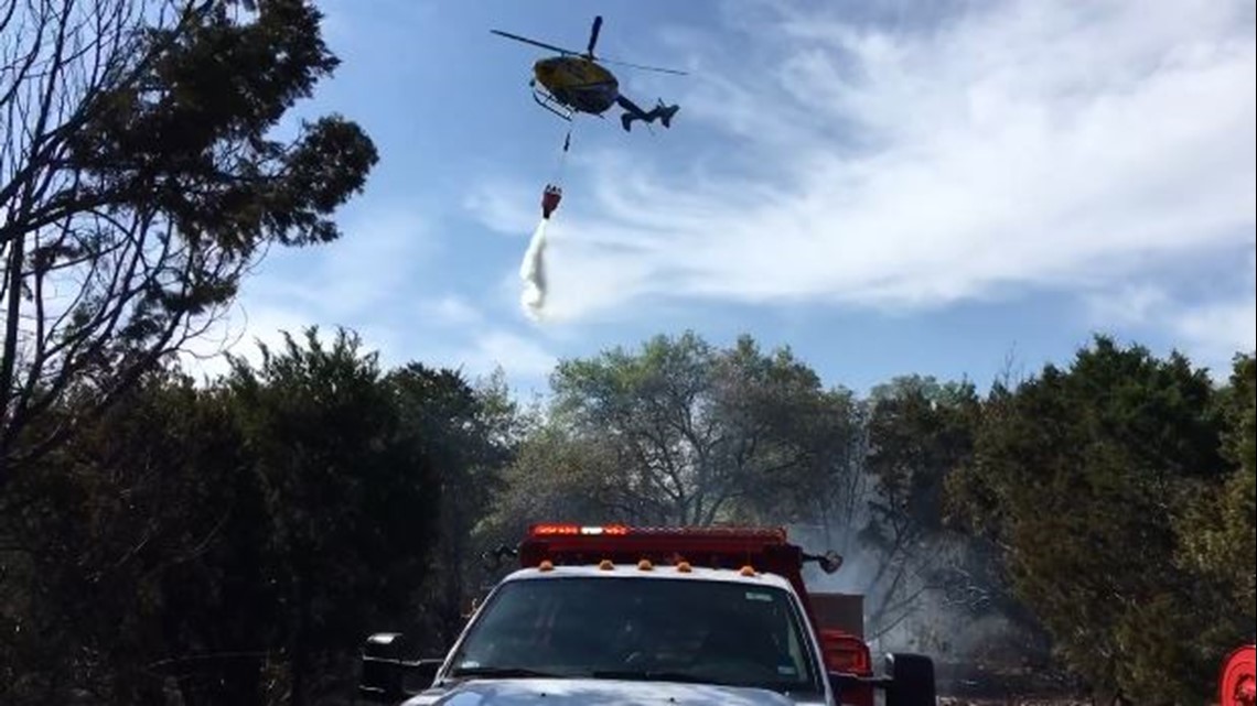 Jonestown fire off FM 1431 contained, officials say