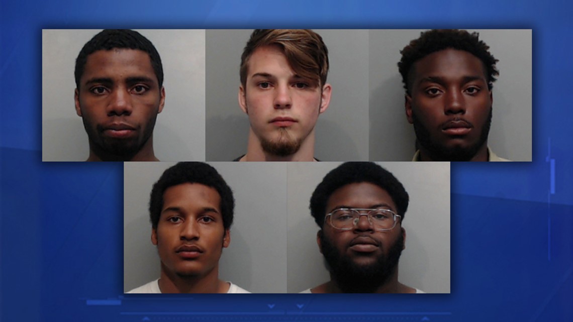 Five Gary Job Corps students accused of robbing pizza delivery driver