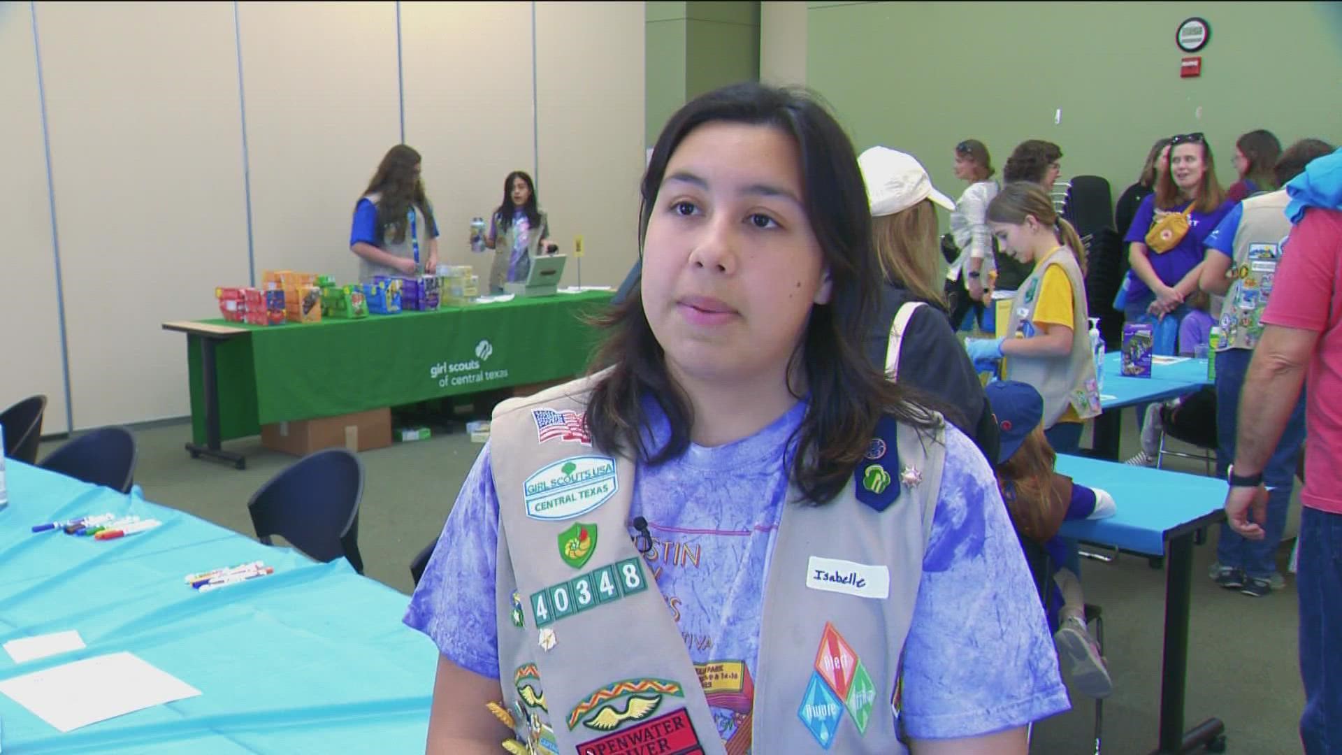 Girl Scouts of Central Texas and Wells Fargo spent the day showing the scouts business skills and how to set goals.