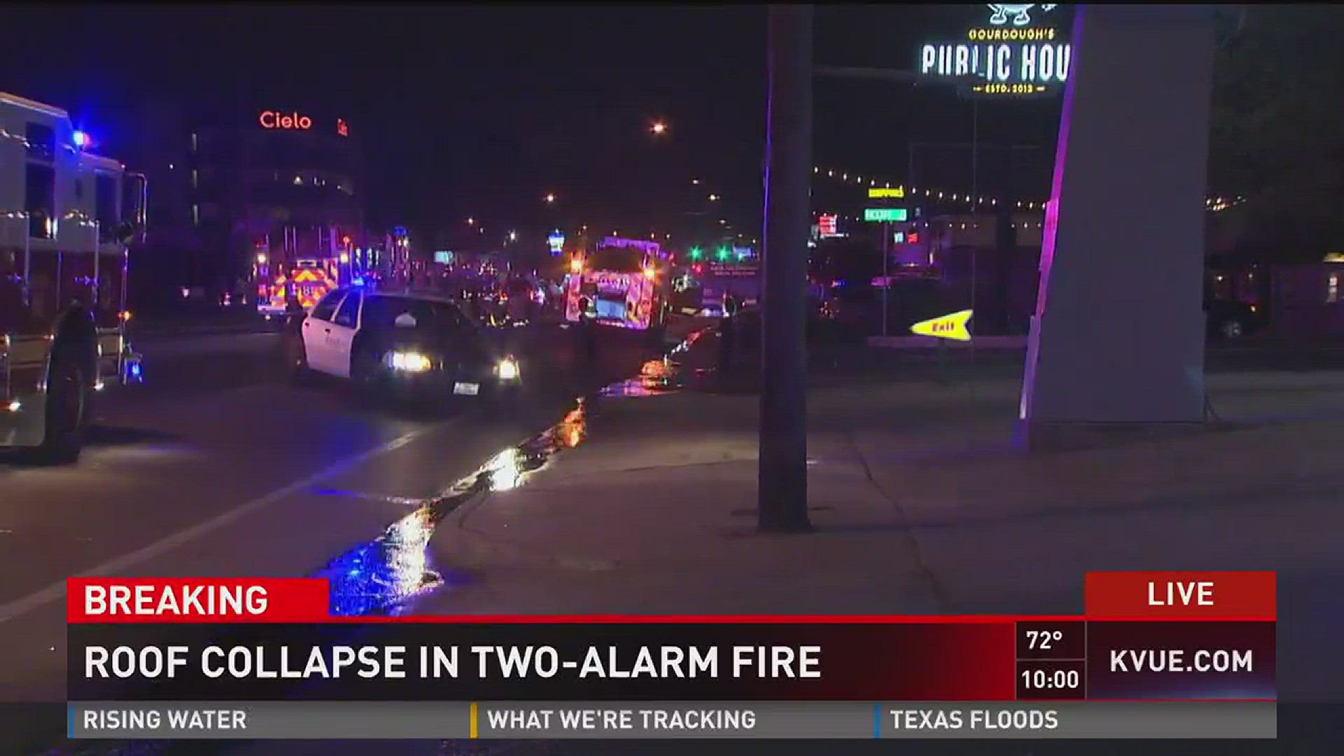 South Austin fire collapses part of building's roof | kvue.com