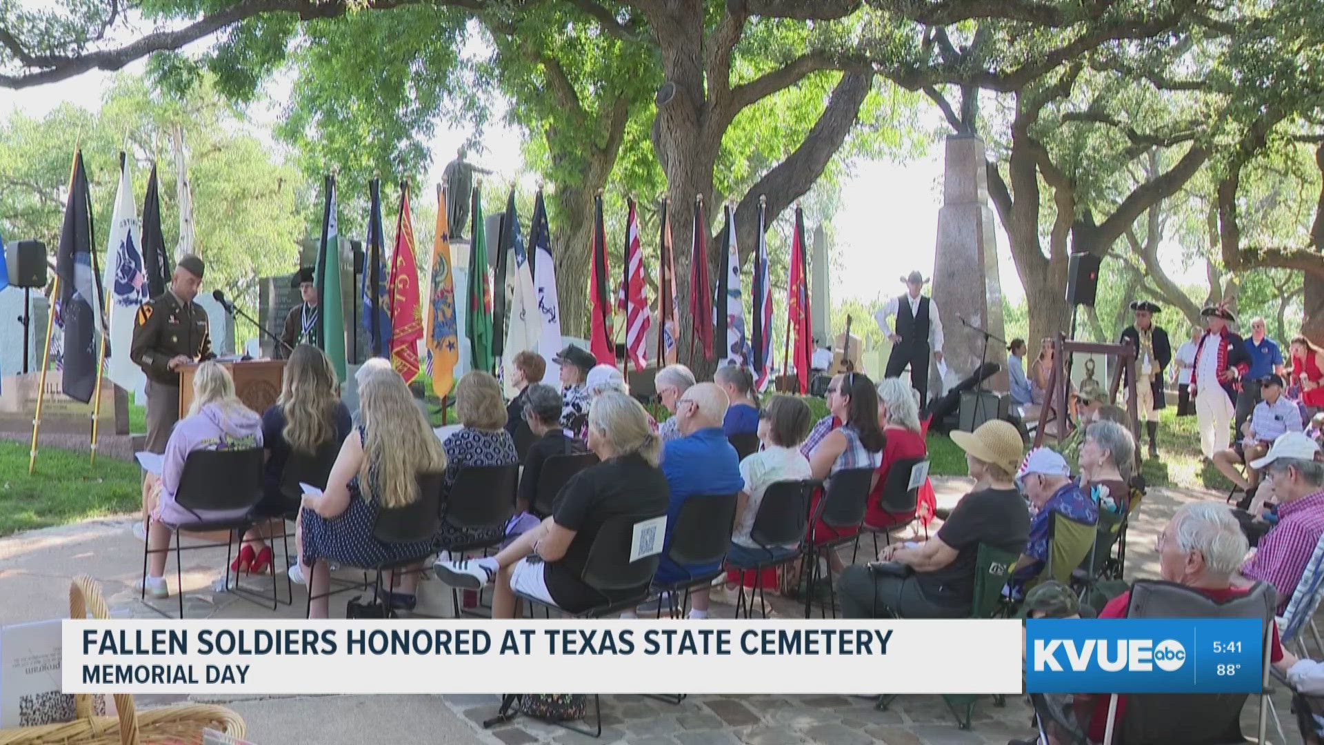 Fallen soldiers honored at the Texas State Cemetery on Memorial Day ...