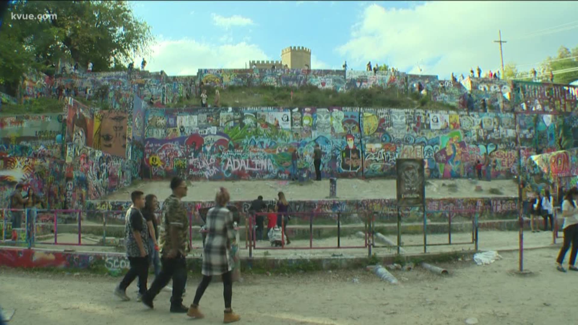 Austin's popular graffiti park is now closed.